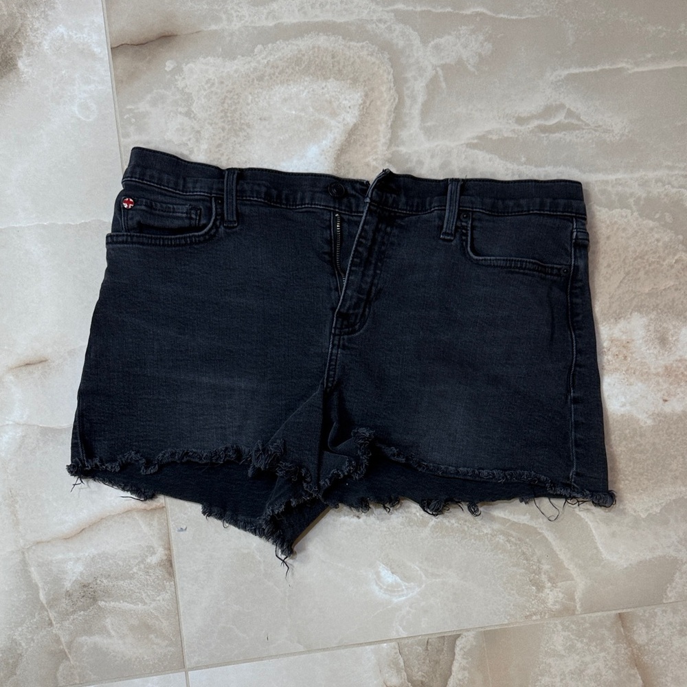Hudson Jeans Black Denim Women Shorts